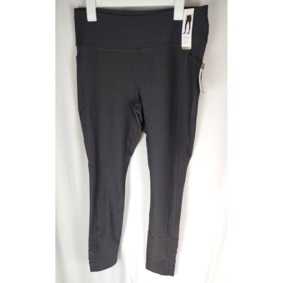 Mondetta High Waist Active Legging Moisture Wicking Side Pockets Mesh Detail Bot - Picture 1 of 7